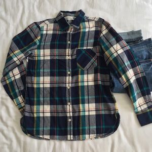 Old Navy Flannel Button Down Top